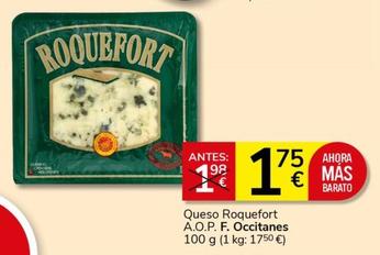 Oferta de F. Occitanes - Queso Roquefort A.O.P.  por 1,75€ en Consum