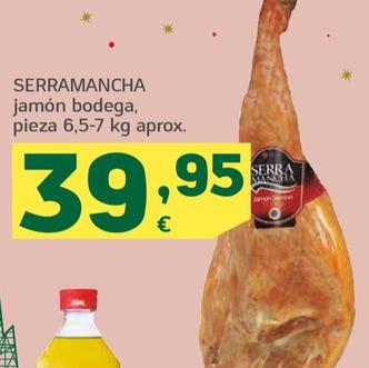 Oferta de Serramancha - Jamon Bodega por 39,95€ en HiperDino