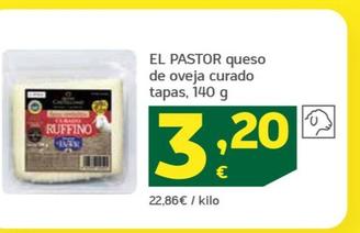 Oferta de Queso De Oveja Curado Tapas por 3,2€ en HiperDino