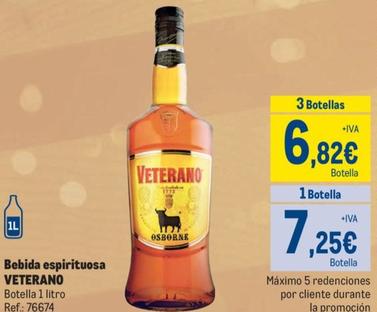 Oferta de Bebida Espirituosa por 7,25€ en Makro