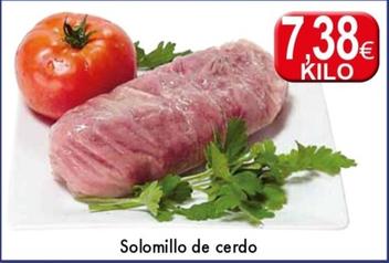 Oferta de Solomillo De Cerdo por 7,38€ en Congelados Copos