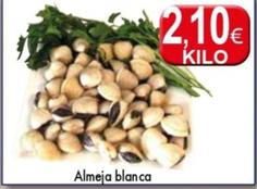 Oferta de Almeja Blanca por 2,1€ en Congelados Copos