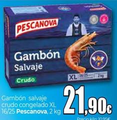 Oferta de Gambon Salvaje Crudo Congelado Xl por 21,9€ en Unide Supermercados