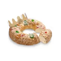 Oferta de Roscón de Reyes sin relleno congelado por 5,9€ en Mercadona