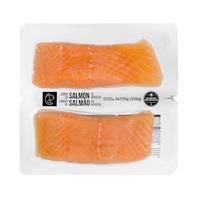 Oferta de Lomos de salmón sin piel y sin espinas Hacendado congelado por 6,4€ en Mercadona