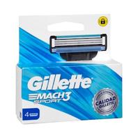 Oferta de Recambios maquinilla de afeitar Gillette Mach Sport 3 hojas por 7,95€ en Mercadona