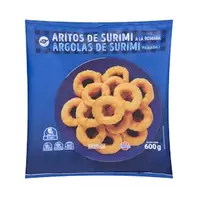 Oferta de Aritos de surimi a la romana Hacendado ultracongelados por 2,95€ en Mercadona