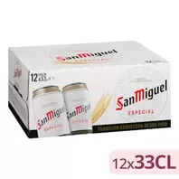 Oferta de Cerveza especial San Miguel por 6€ en Mercadona