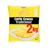 Oferta de Patatas prefritas corte grueso Hacendado ultracongeladas por 3,15€ en Mercadona