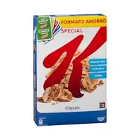 Oferta de Cereales copos de trigo integral y arroz Special K Classic por 2,5€ en Mercadona