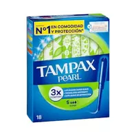 Oferta de Tampones super Tampax Pearl con aplicador por 3,35€ en Mercadona