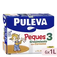 Oferta de Preparado lácteo con cereales crecimiento Peques 3 Puleva por 10,74€ en Mercadona