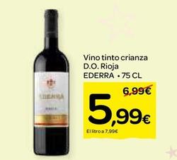 Oferta de Vino Tinto Crianza D.o. Rioja por 5,99€ en Dialprix