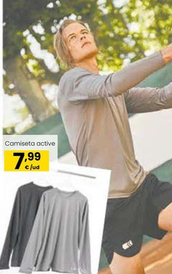 Oferta de Camiseta Active por 7,99€ en Eroski