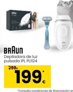 Braun Depiladora De Luz Pulsada - Pl1124 con Ofertas en Carrefour