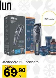 Oferta de Afeitadora 51 + Naricero por 69,9€ en Eroski