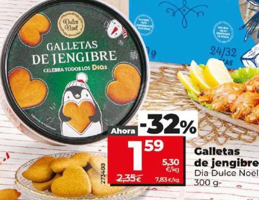 Oferta de Galletas De Jengibre por 1,59€ en Dia