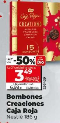 Oferta de Bombones Creaciones Caja Roja por 6,99€ en Dia