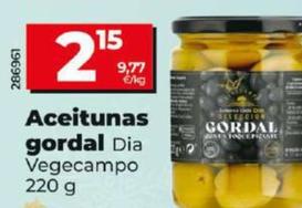 Oferta de Dia Vegecampo - Aceitunas Gordal por 2,15€ en Dia