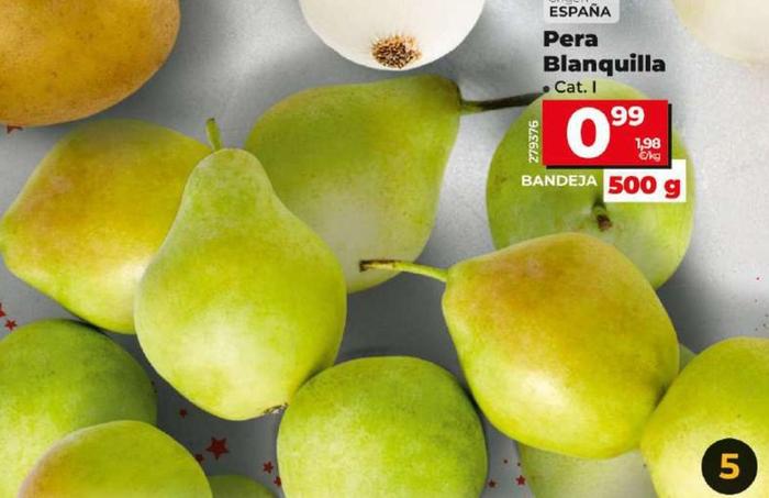 Oferta de Pera Blanquilla por 0,99€ en Dia