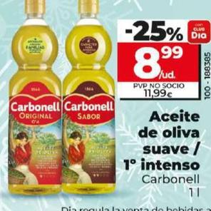 Oferta de Aceite De Oliva Suave/ 1 Intenso por 8,99€ en Dia