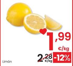 Oferta de Limon por 1,99€ en Eroski
