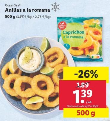 Oferta de Anillas A La Romana por 1,39€ en Lidl