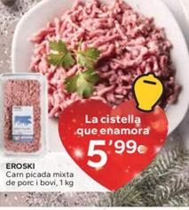 Oferta de Carn Picada Mixta De Porc I Boví por 5,99€ en Caprabo