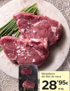 Oferta de Medallons De Filet De Vaca por 28,95€ en Caprabo