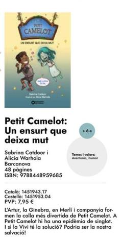Oferta de Petit Camelot: Un Ensurt Que Deixa Mut por 7,95€ en Abacus