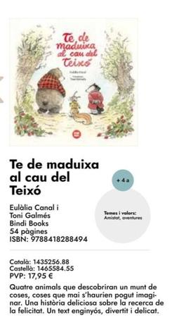 Oferta de Te De Maduixa Al Cau Del Teixó por 17,95€ en Abacus