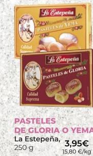 Oferta de Pasteles De Gloria O Yema por 3,95€ en Spar Tenerife
