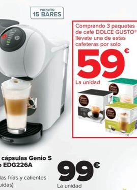 Ofertas Cafeteras Cápsulas: Dolce Gusto, Nespresso - Carrefour