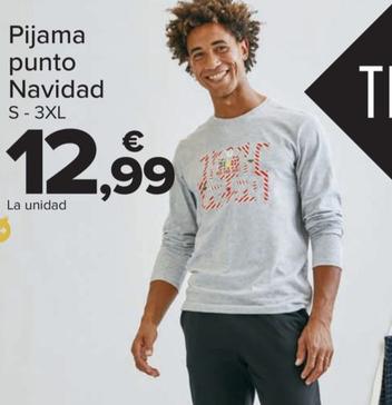 Oferta de Pijama Punto Navidad por 12,99€ en Carrefour