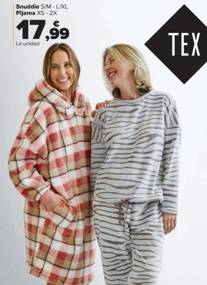 Oferta de Snuddie S/m - L/xl Pijama Xs - 2x por 17,99€ en Carrefour