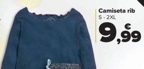 Oferta de Camiseta Rib por 9,99€ en Carrefour