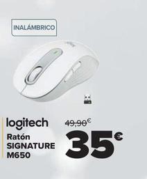 Oferta de Ratón Signature M650 por 35€ en Carrefour