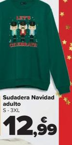 Oferta de Sudadera Navidad Adulto por 12,99€ en Carrefour