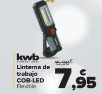 Oferta de Kwb - Linterna De Trabajo Cob-led por 7,95€ en Carrefour