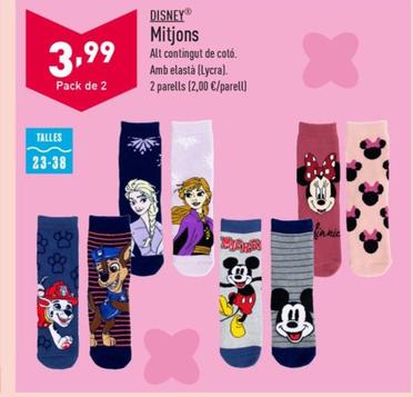 Oferta de Mitjons por 3,99€ en ALDI