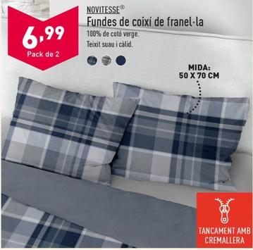 Oferta de Fundes De Coixi De Franel.la por 6,99€ en ALDI