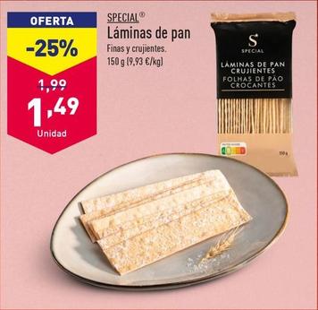Oferta de Laminas De Pan por 1,49€ en ALDI