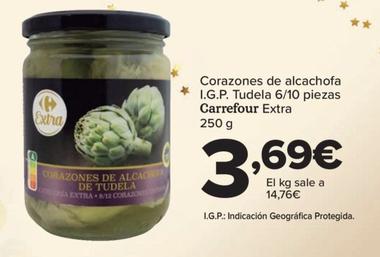 Oferta de Corazones De Alcachofa I.g.p. Tudela Extra por 3,69€ en Carrefour