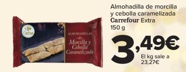 Oferta de Almohadilla De Morcilla Y Cebolla Caramelizada Extra por 3,49€ en Carrefour