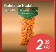 Oferta de Ametller Origen - Galets De Nadal por 2,29€ en Ametller Origen