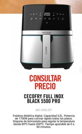 Oferta de Cecofry Full Inox Black 5500 Pro en Ferri