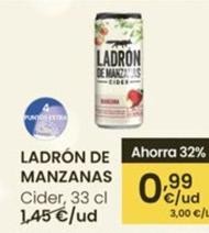 Oferta de Cider por 0,99€ en Eroski