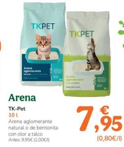 Oferta de Tk-pet - Arena por 7,95€ en Tiendanimal