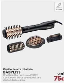 Oferta de Cepillo De Aire Rotatorio por 75€ en El Corte Inglés