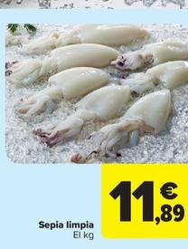 Oferta de Sepia Limpia por 11,89€ en Carrefour Market